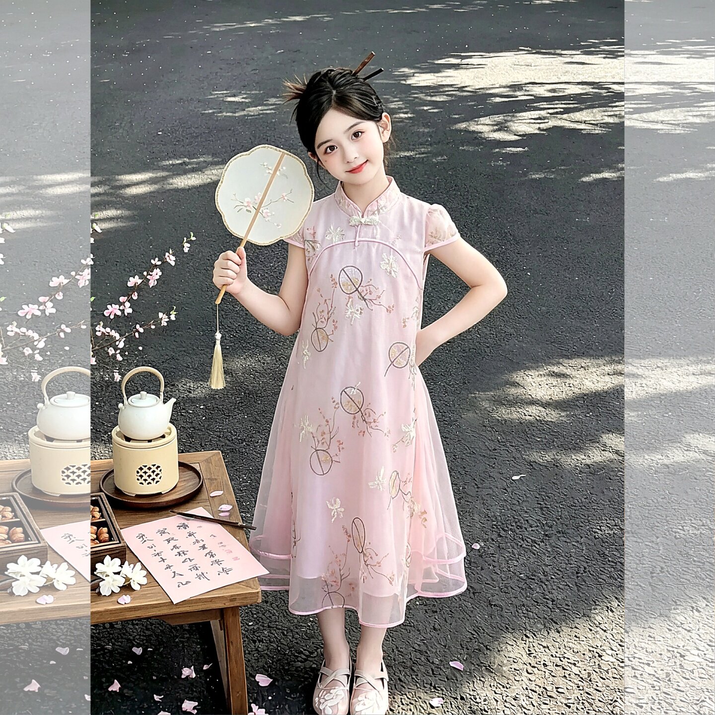 女童夏装连衣裙2026新款儿童国风