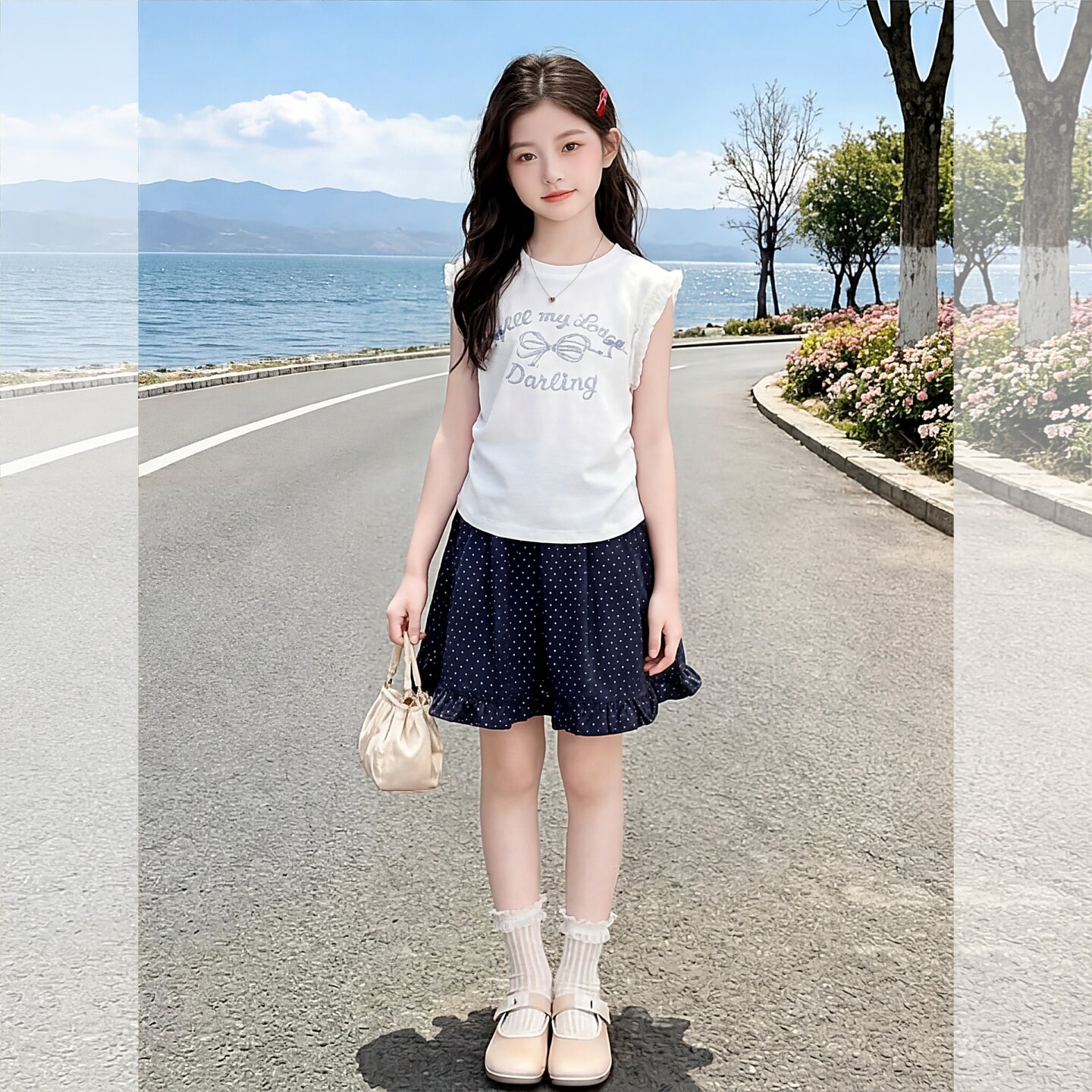 女童夏季套装2026新款两件套