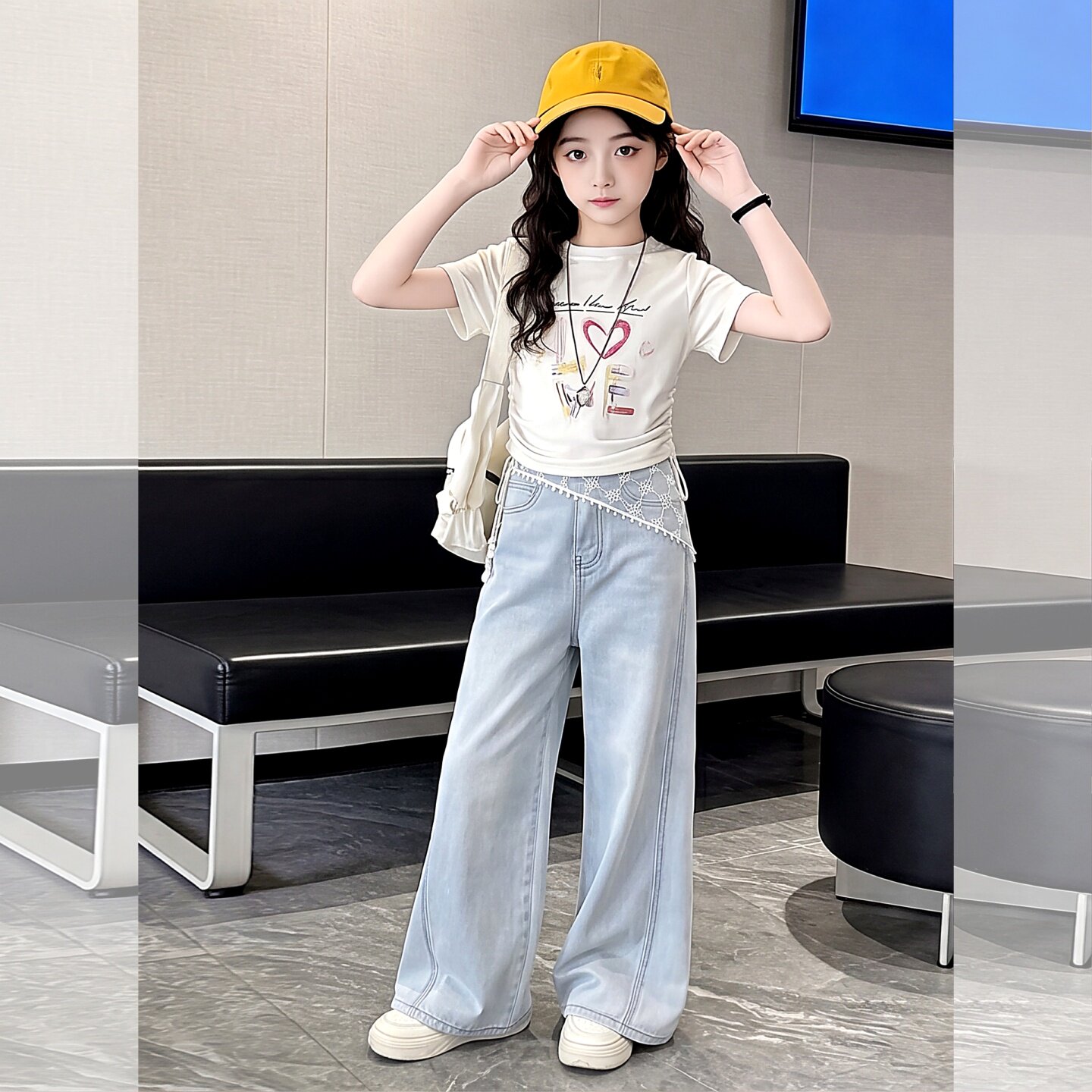 女童夏季薄款裤子2026新款
