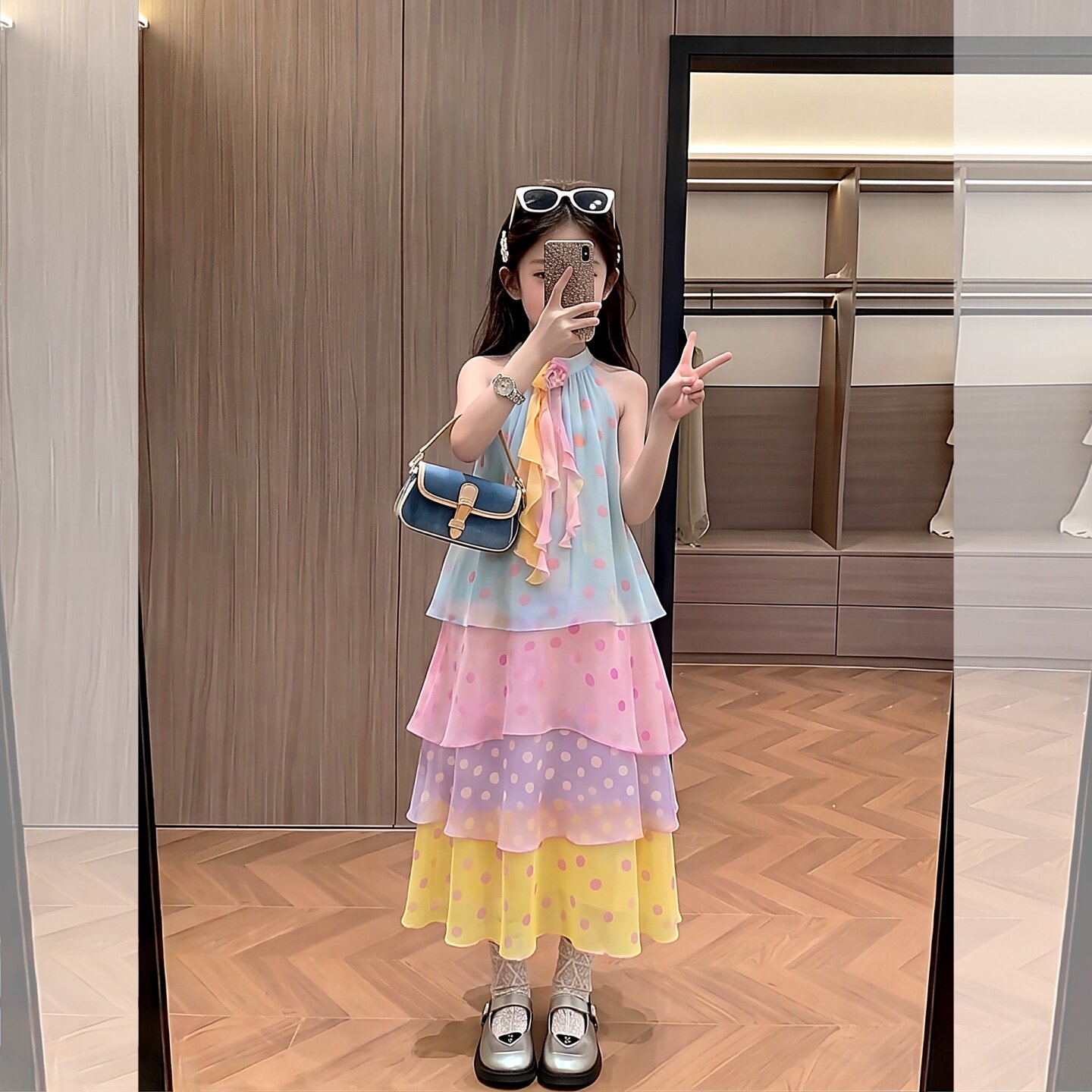女童连衣裙儿童夏装2026新款洋气