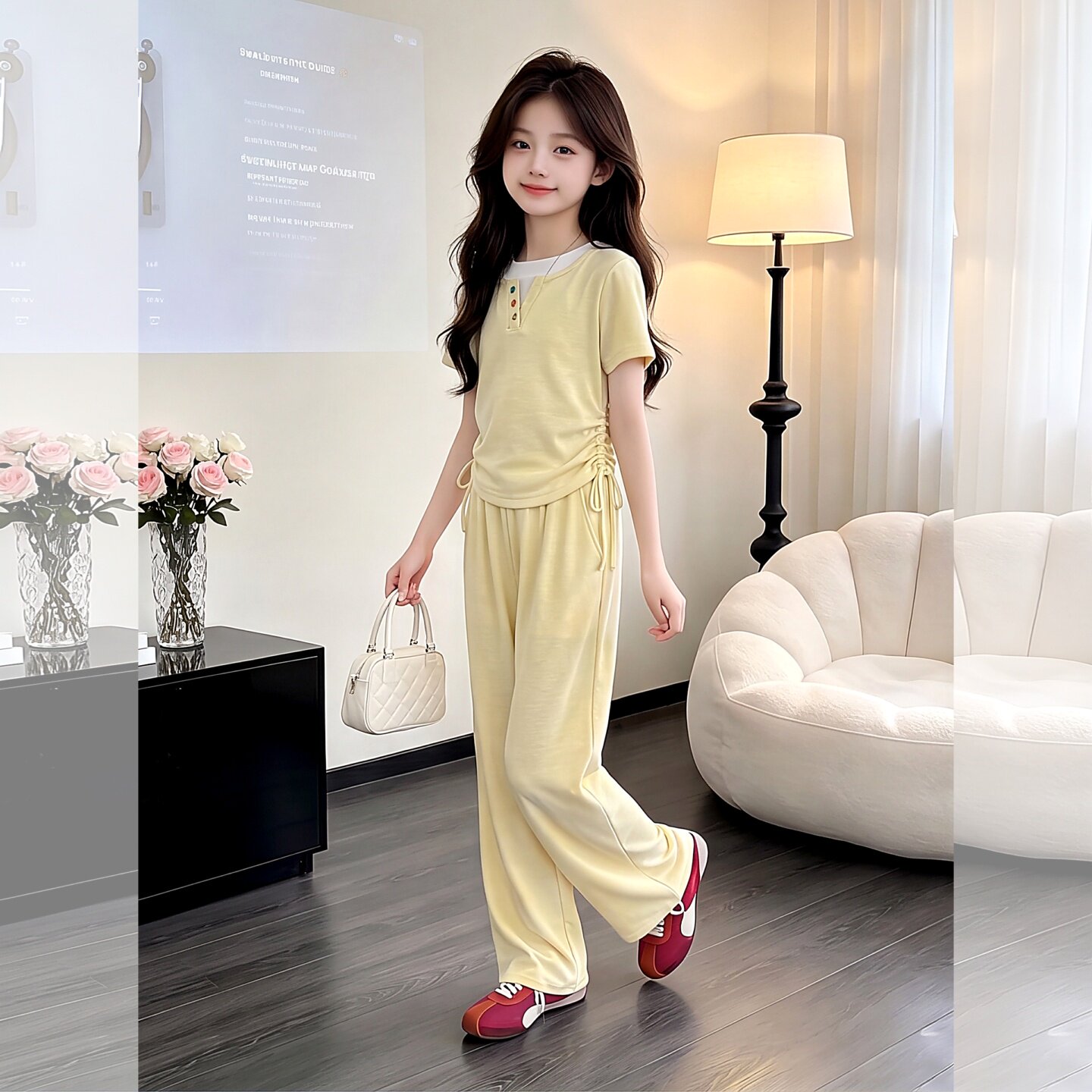2026年夏季新款女童套装洋气中童