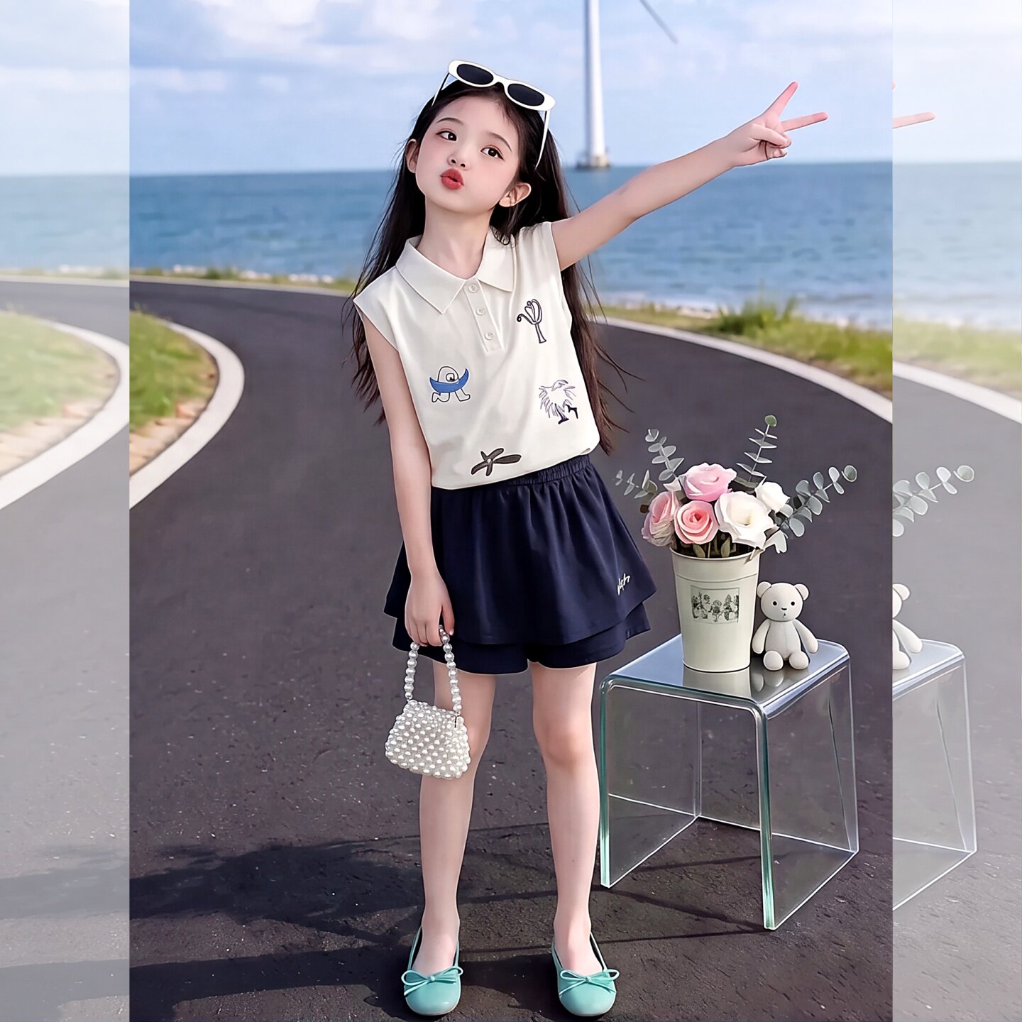 女童夏装套装2026新款儿童巨好看