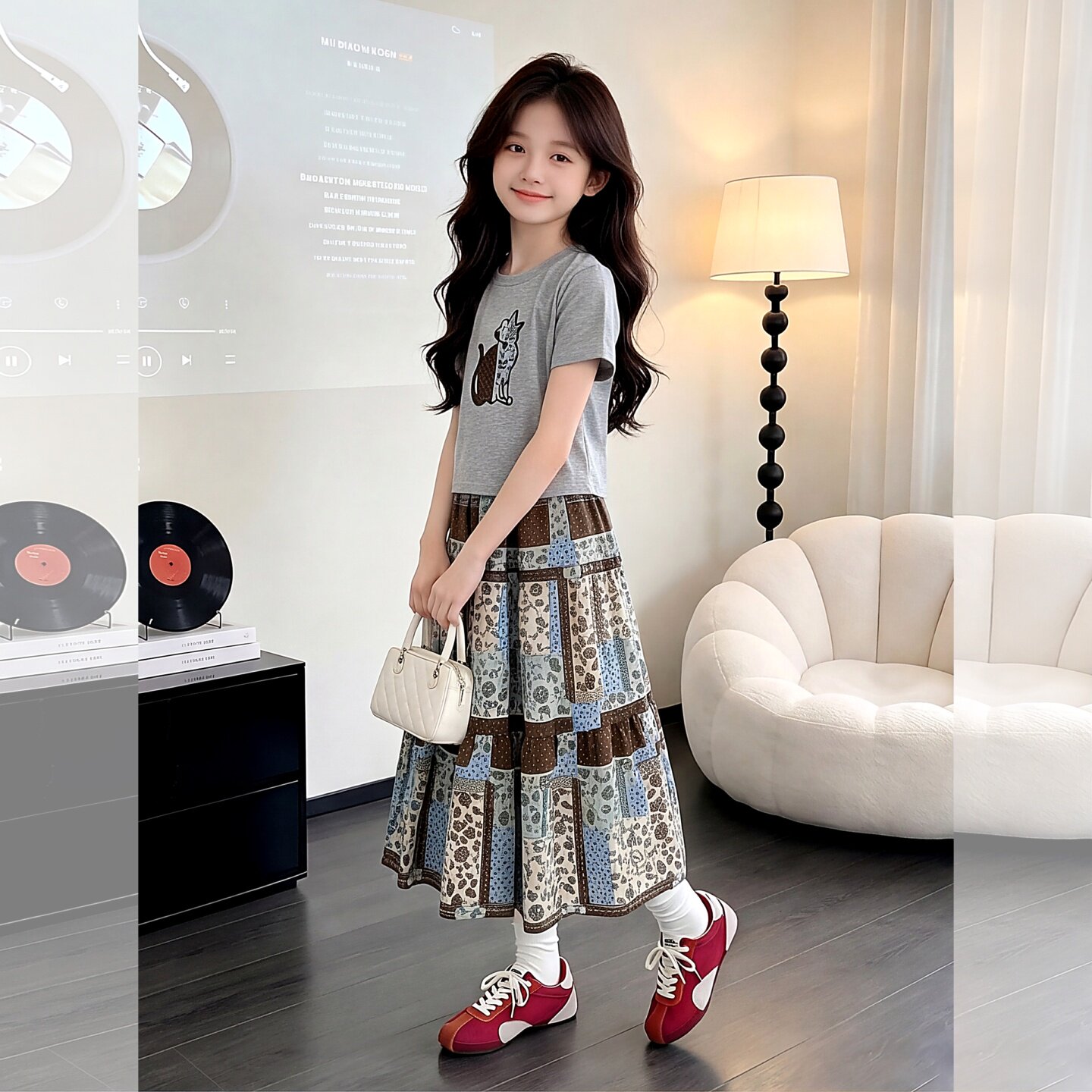女童套装2026新款夏季儿童轻奢女