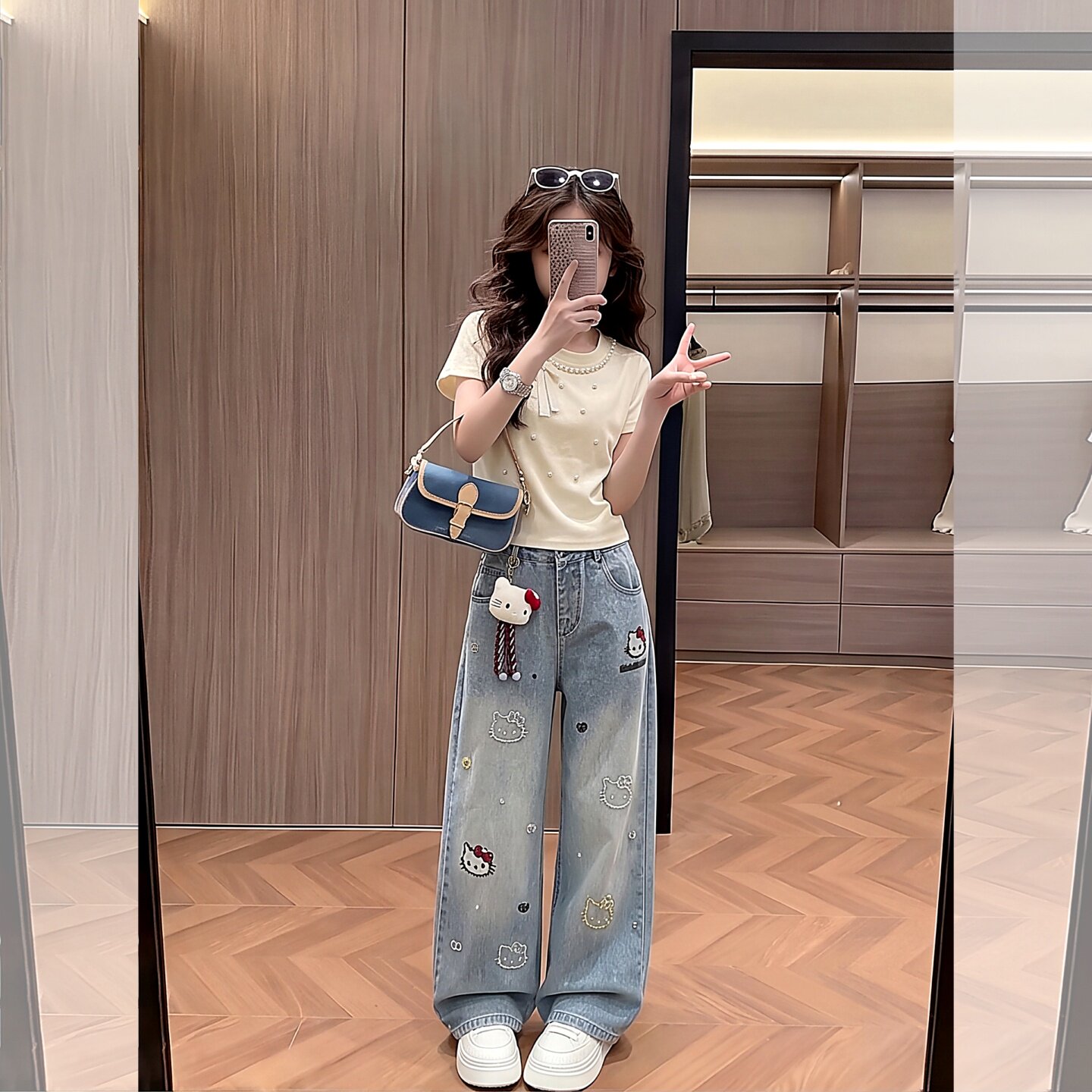 女童夏套装2025新款网红女孩薄款