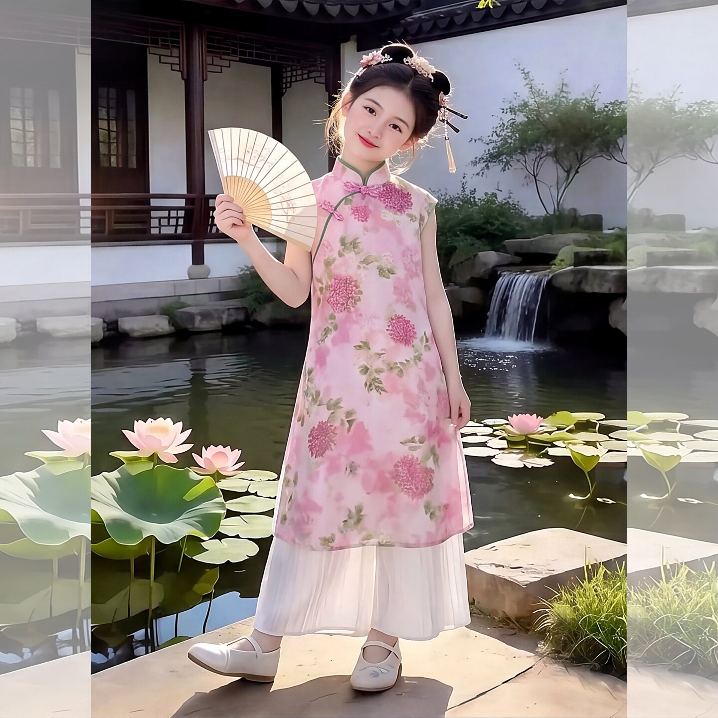 女童国风套装2026新款儿童汉服女