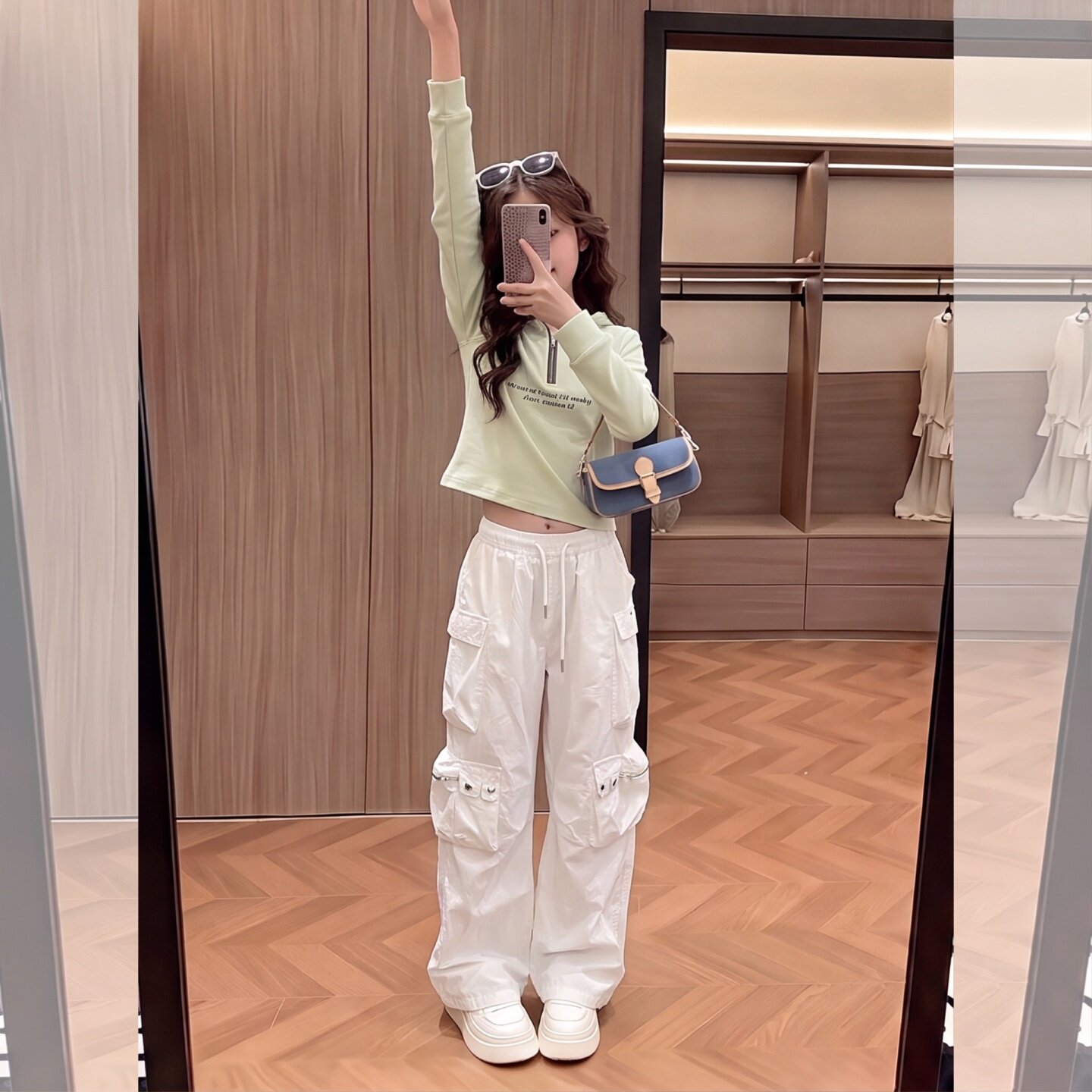 儿童工装裤女童秋季休闲裤2026童