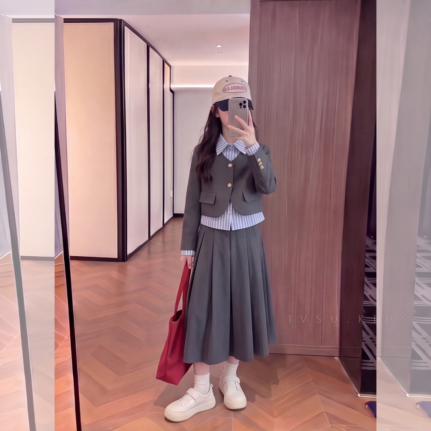 女大童秋季学院风套装2026新款中
