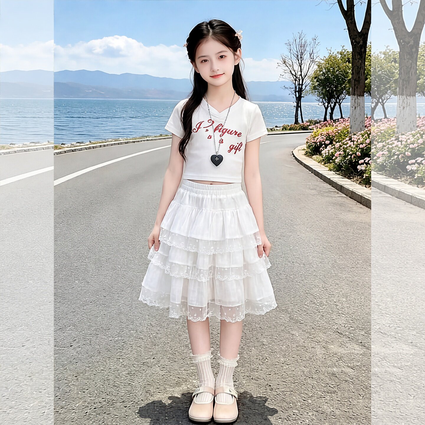 女童半身裙2026夏装新款