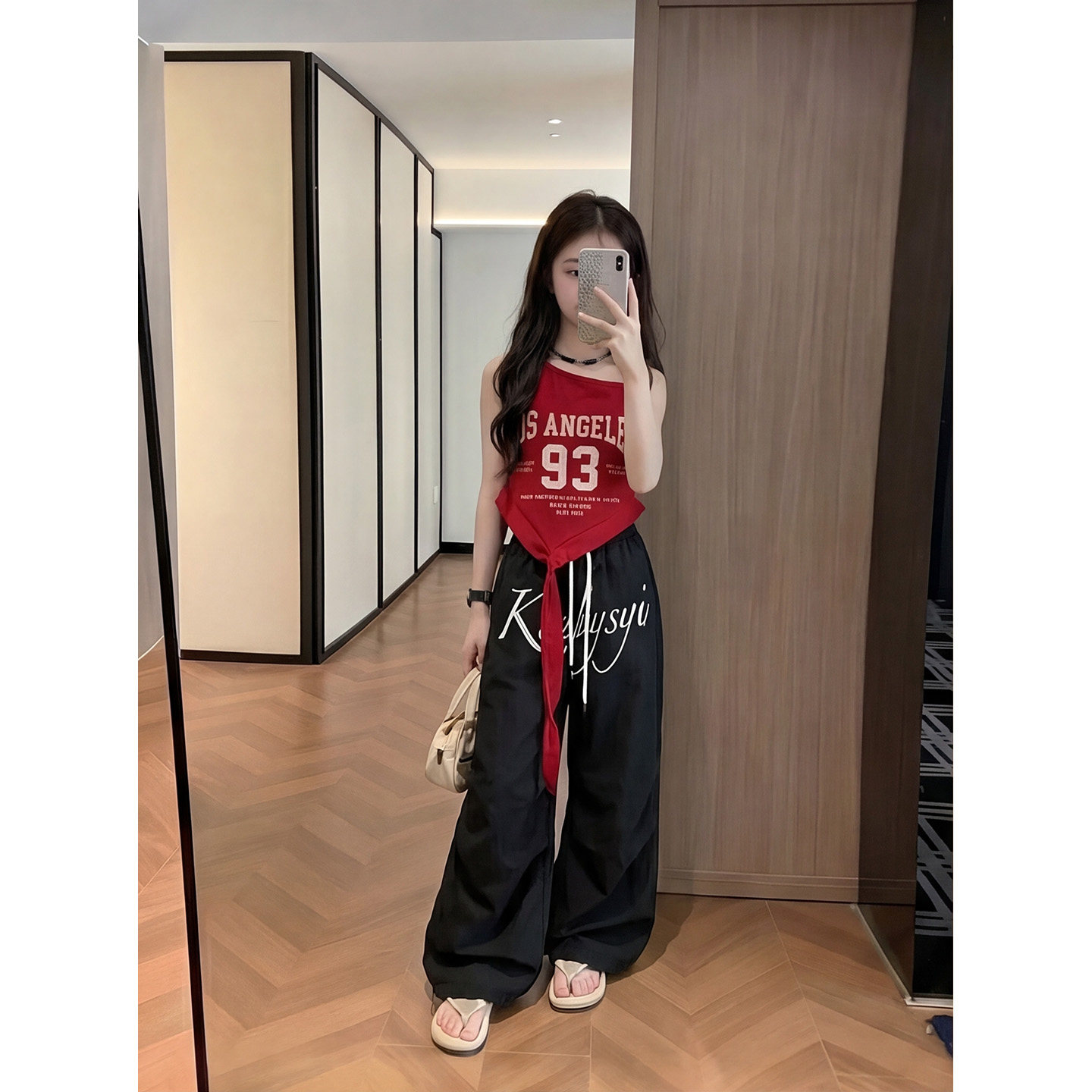 女童爵士街舞套装2026夏季新款吊带背心工装阔腿裤中大童炸街夏装