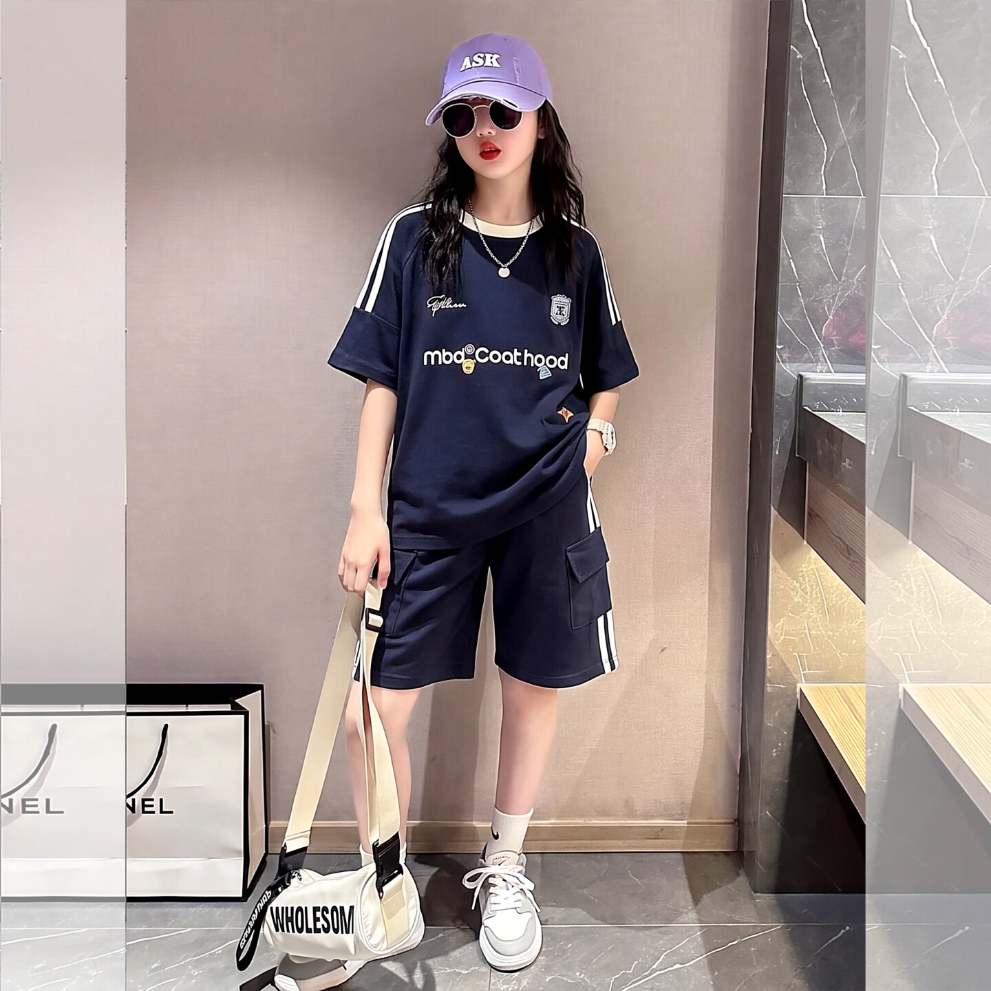 女童夏季运动套装2026新款韩版