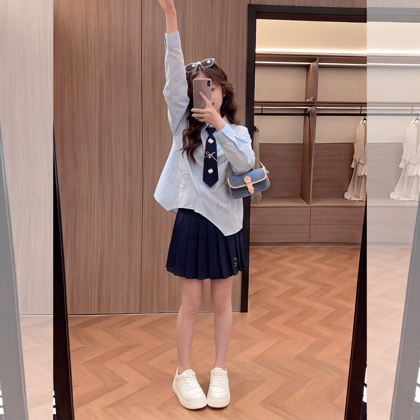女童学院风套装秋季2026新款女孩