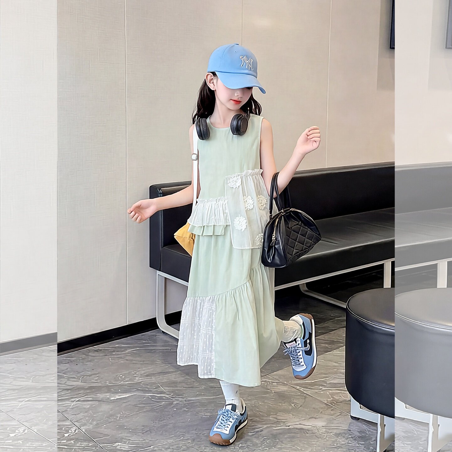 女童巨好看套装夏季2026新款女孩