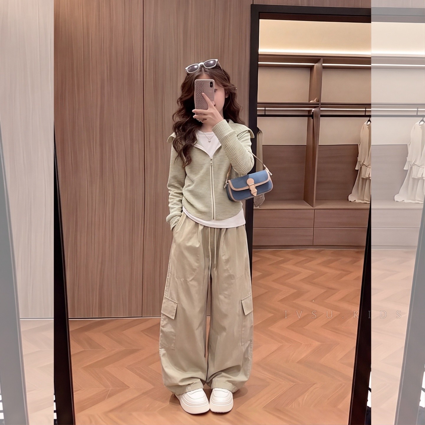 女童条纹打底套装秋季2026新款儿