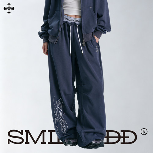 SMILEDDD刺绣卫衣+升腰裤3.0