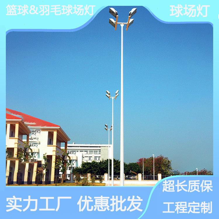 LED8米10米球场灯体育馆中杆灯户外篮球场羽毛高杆强光投光灯