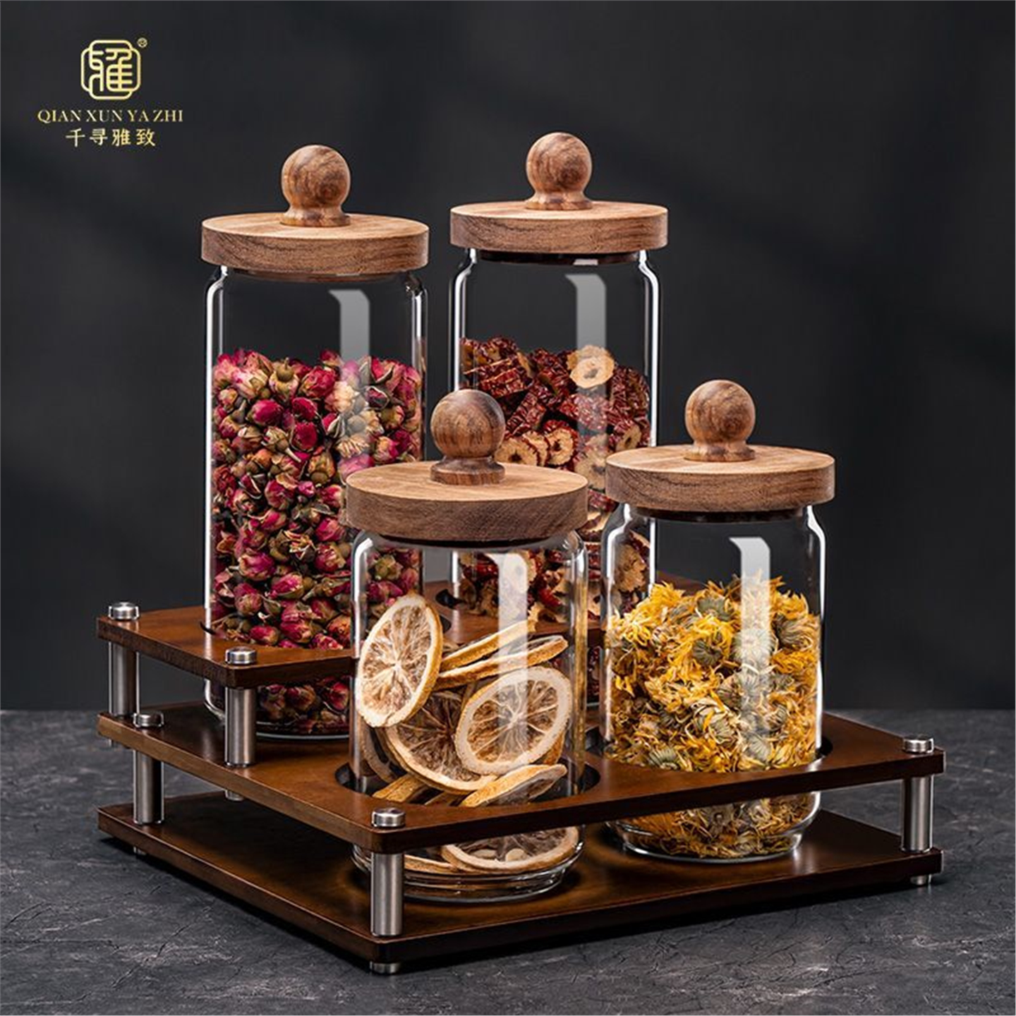 花茶收纳罐储物家用防潮套