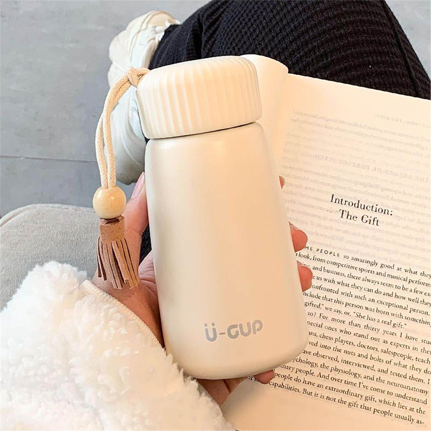 学生小巧女生便携简约新款保温杯可爱水杯迷你杯子高颜值韩式ins