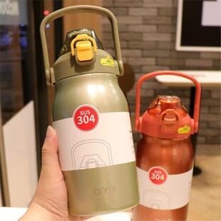 高颜值大容量水杯水壶女士保冷男户外保温杯便携子1000ml大肚
