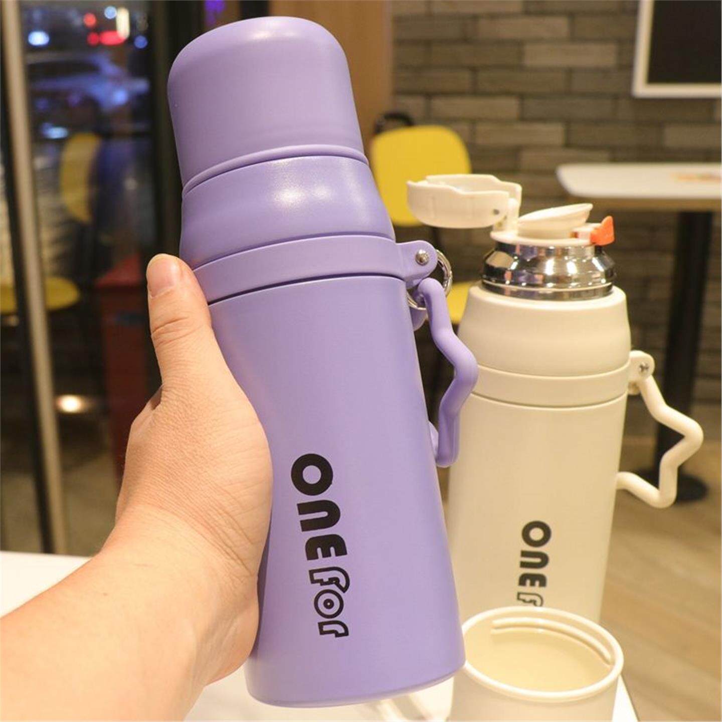 2026高颜值新款女士学生泡茶不锈钢杯子水杯办公室保温杯女生便携