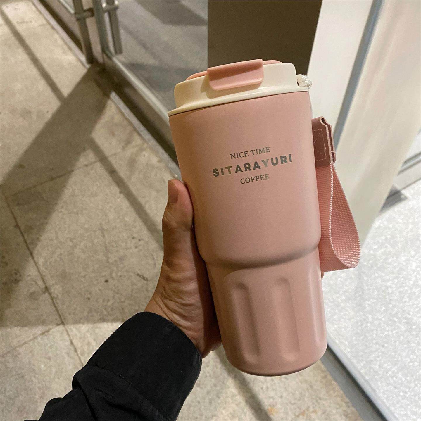 大容量上班族风女生保温杯