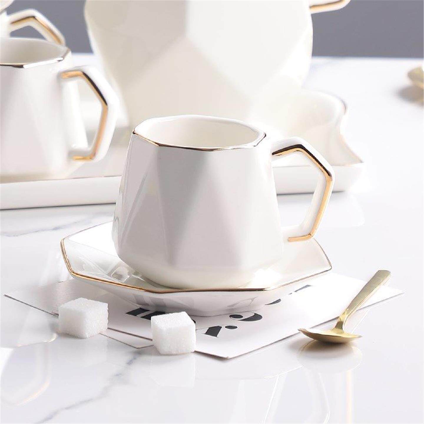 简约咖啡杯送礼马克杯创意办公室个性男女生欧式杯子陶瓷喝水家用