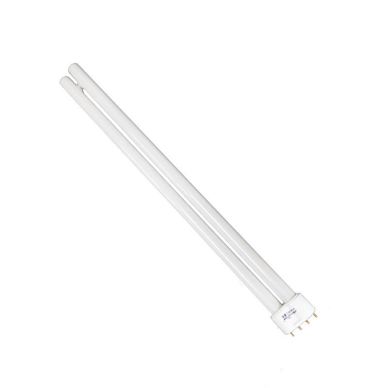 h管H55W节能灯管H36W双排h型H40W三基色四针长条形H24W吸顶灯老式