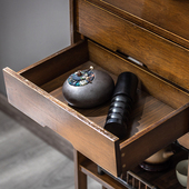 中式 博古架茶具多宝阁置物架小型茶架子茶室茶叶架收纳实木展示架