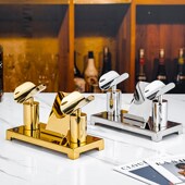 不锈钢话筒架ktv桌面台式 多功能麦克风支架咪架无线话筒座刻字log