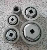 君子兰灌肠机家用绞肉机配件磨头磨粉机5 32磨粉辣椒