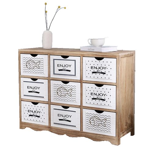 北欧床头柜实木抽屉式收纳柜小卧室多功能经济型储物柜整理柜斗柜