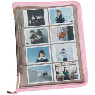 B5拉链袋3寸4寸5寸6寸大6寸7寸8寸电影票插页式活页收纳册送挡板