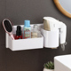 吹风机置物架免打孔浴室收纳层架子厕所化妆室壁挂式 吹风机吹风机