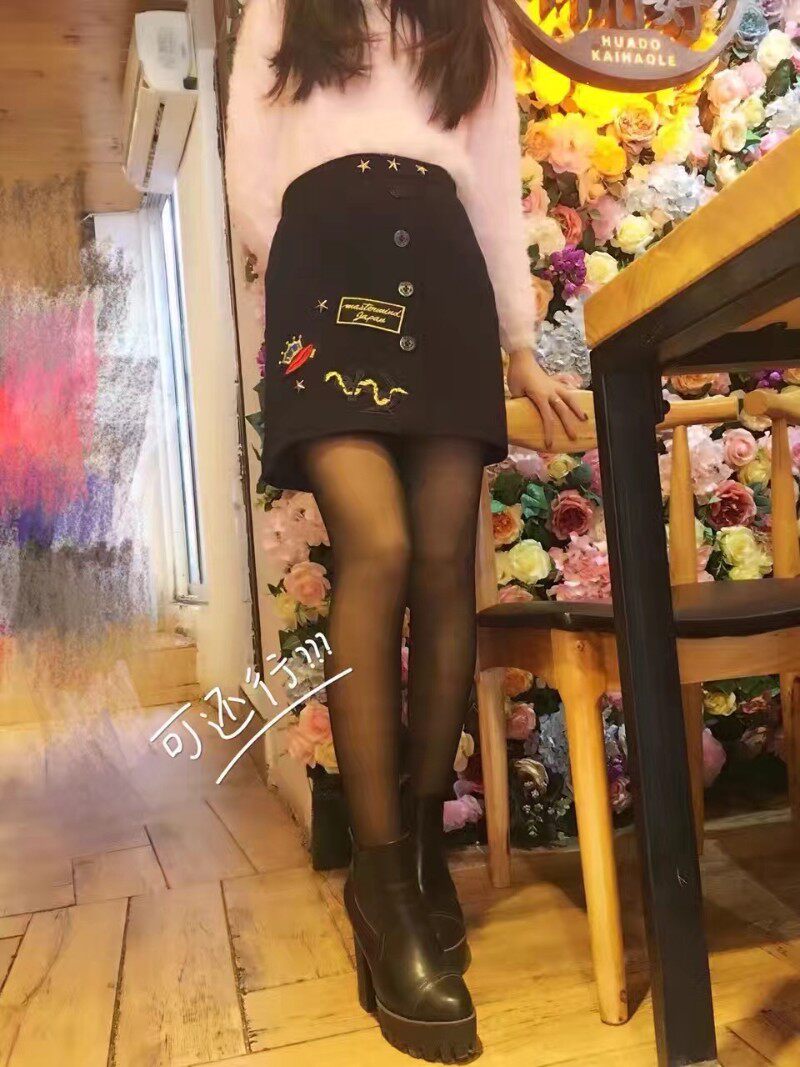 秋冬假透肉打底裤女肉色防勾丝袜加绒加厚冬季连裤袜连脚光腿神器