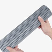 替换头海绵头通用卡槽胶棉头配件 滚轮拖把头 瑞丽达拖把头 插入式