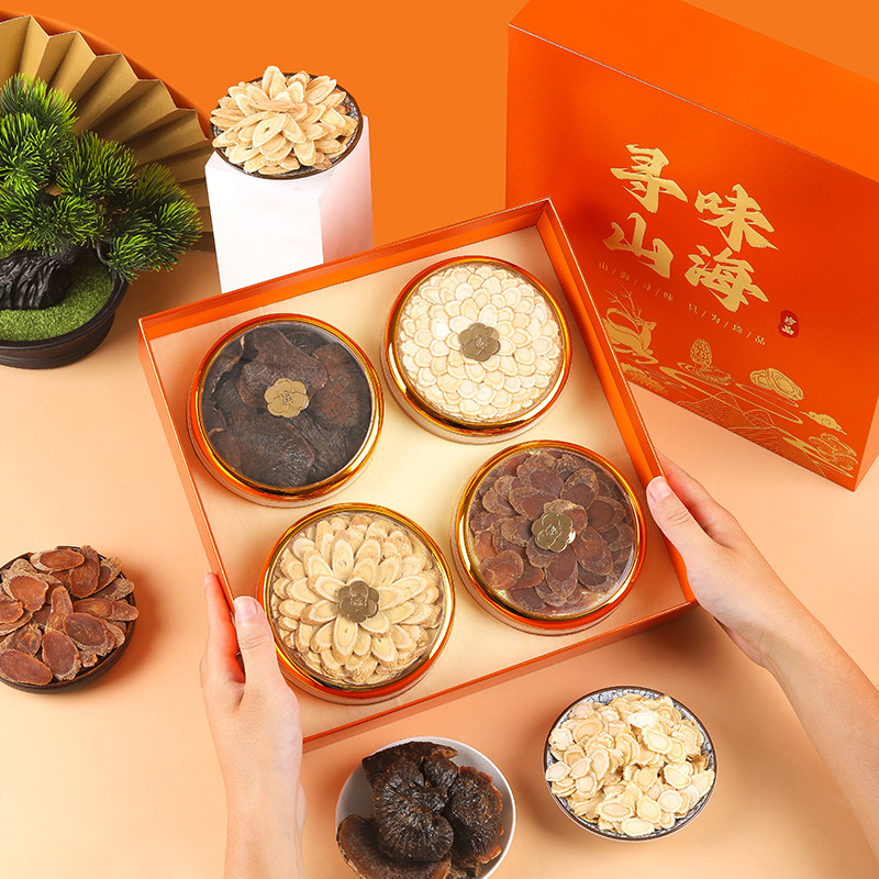 送礼首.选！寻味山海红参西洋参灵芝滋补