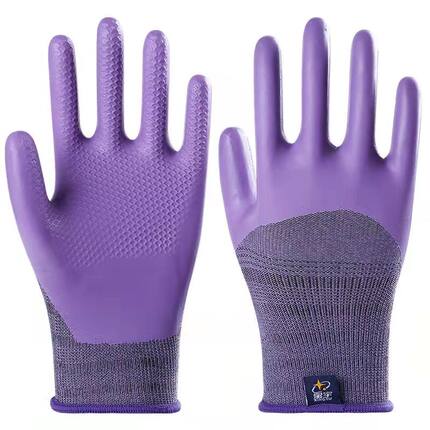 女款星宇优耐保A688/A698透气耐磨钢筋建筑工地软胶劳保胶手套