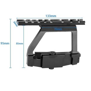 仁祥AK102镜桥CP AK105 74ms 侧导轨玩具SVD多功能支架mi快拆镜桥