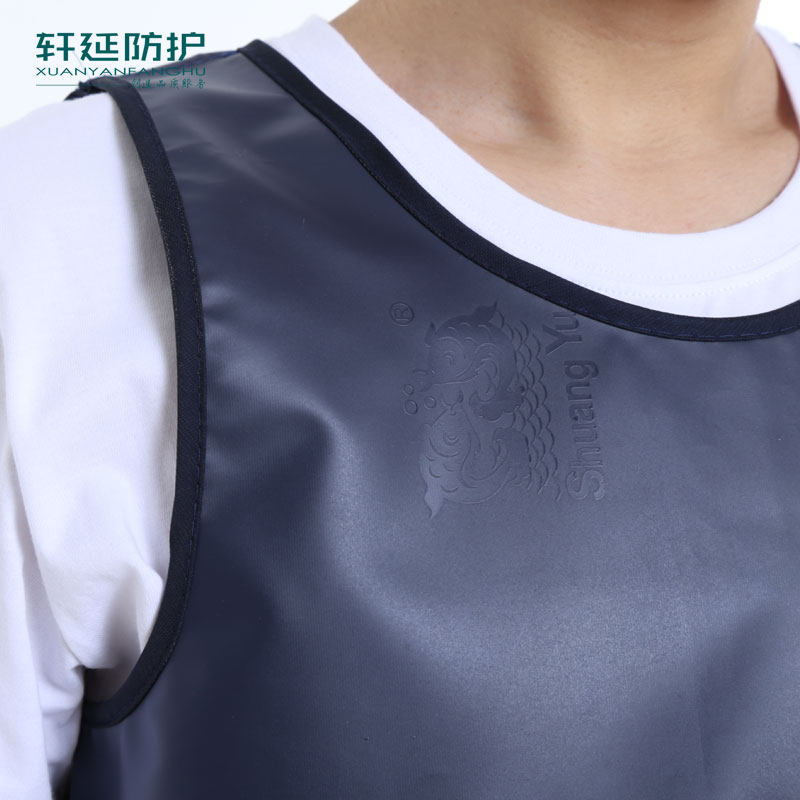 围裙防水成人男女无袖罩衣食堂厨房防油污防水围腰耐酸碱胶皮围裙