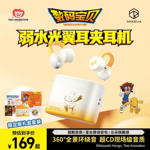 弱水时砂光翼耳夹式耳机