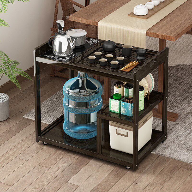 家用带轮可移动茶台客厅新中式茶桌边几烧水壶一体茶车简易茶水架,住宅家具,移动边几/推车,淘宝优惠券,粉丝福利购,淘宝优惠卷
