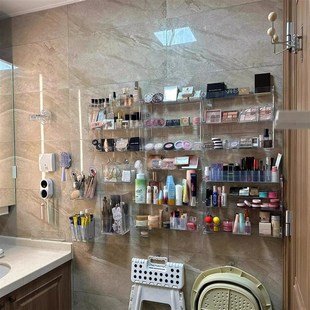 衣柜外侧边置物架宿舍化妆品药品收纳盒桌橱收纳神器悬挂大学寝室