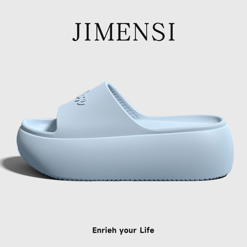 JIMENSI厚底凉拖鞋女款2026新款外穿防滑室内家居家eva增高拖鞋女,居家布艺,居家凉拖/凉鞋,淘宝优惠券,粉丝福利购,淘宝优惠卷