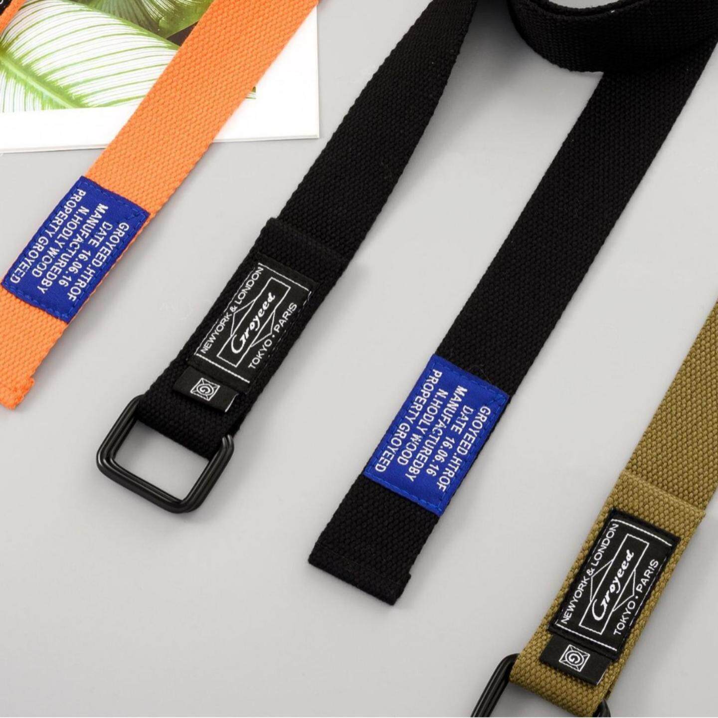 韩版皮带男女帆布腰带酷简约百搭潮流时尚年轻人学生加长裤带