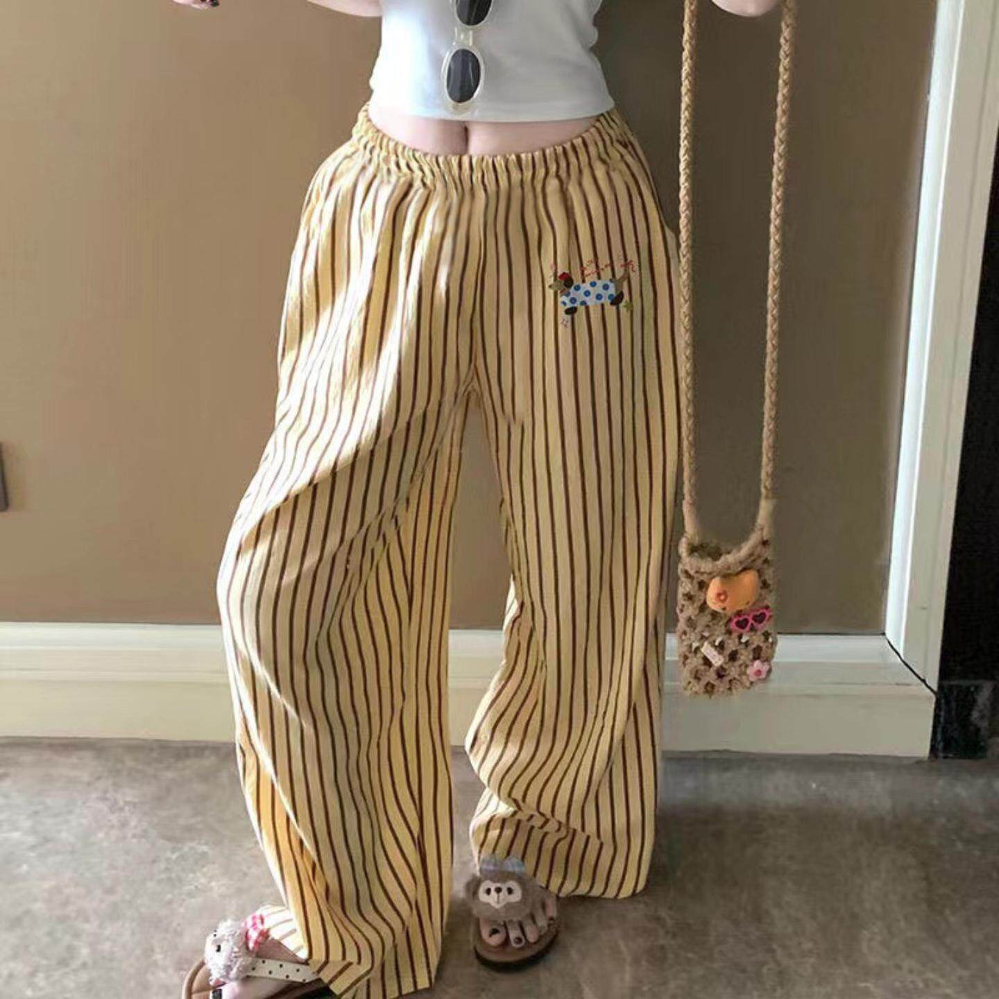 云朵棉睡裤女春款遛弯裤休闲防蚊裤薄款可外穿