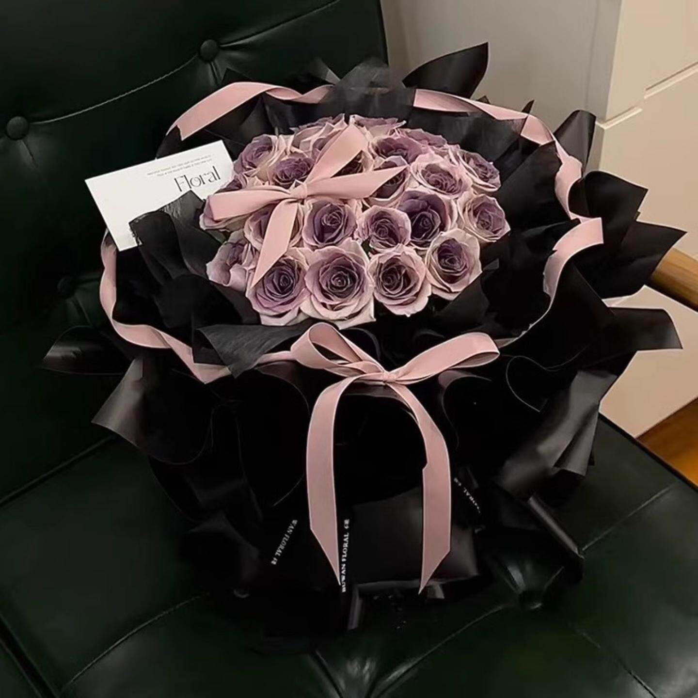 .情人节礼物乌梅子酱永生花仿真香皂玫瑰花束生日送女友闺蜜