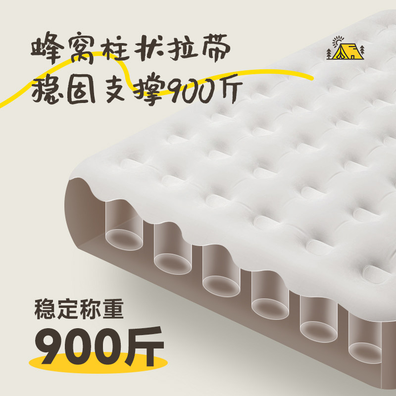 充气床垫自动帐篷户外露营野营睡垫过夜懒人家用打地舖可携式气垫