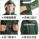 双帽檐雨衣雨裤 分体成人男女户外摩托电动车骑行雨衣防水雨衣 套装