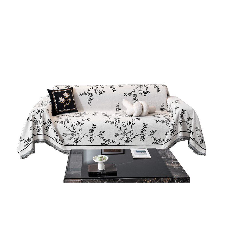 法式轻奢高级感双面用沙发巾四季通用防猫抓沙发盖布万能全包套罩