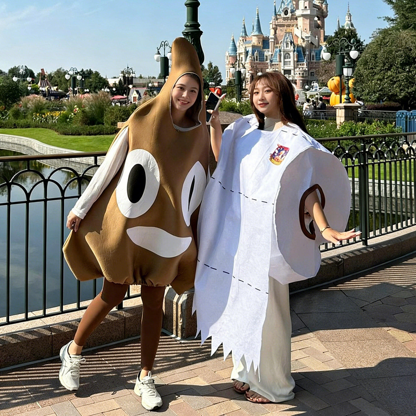 万圣节cos服情侣闺蜜粑粑