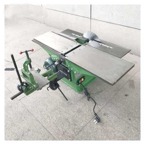 小型台式家具厂刨削机 全自动木工台锯刨床 三合一木工压刨机